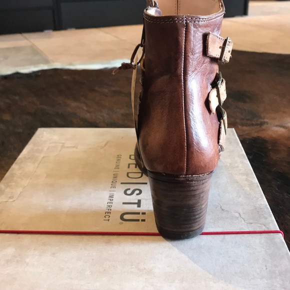 Bed Stu Begin ankle boot in tan teak driftwood - Picture 4 of 6